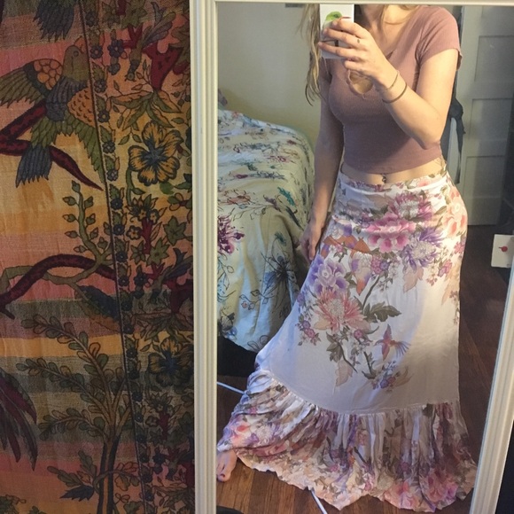 Floral Boho maxi skirt - Picture 5 of 6